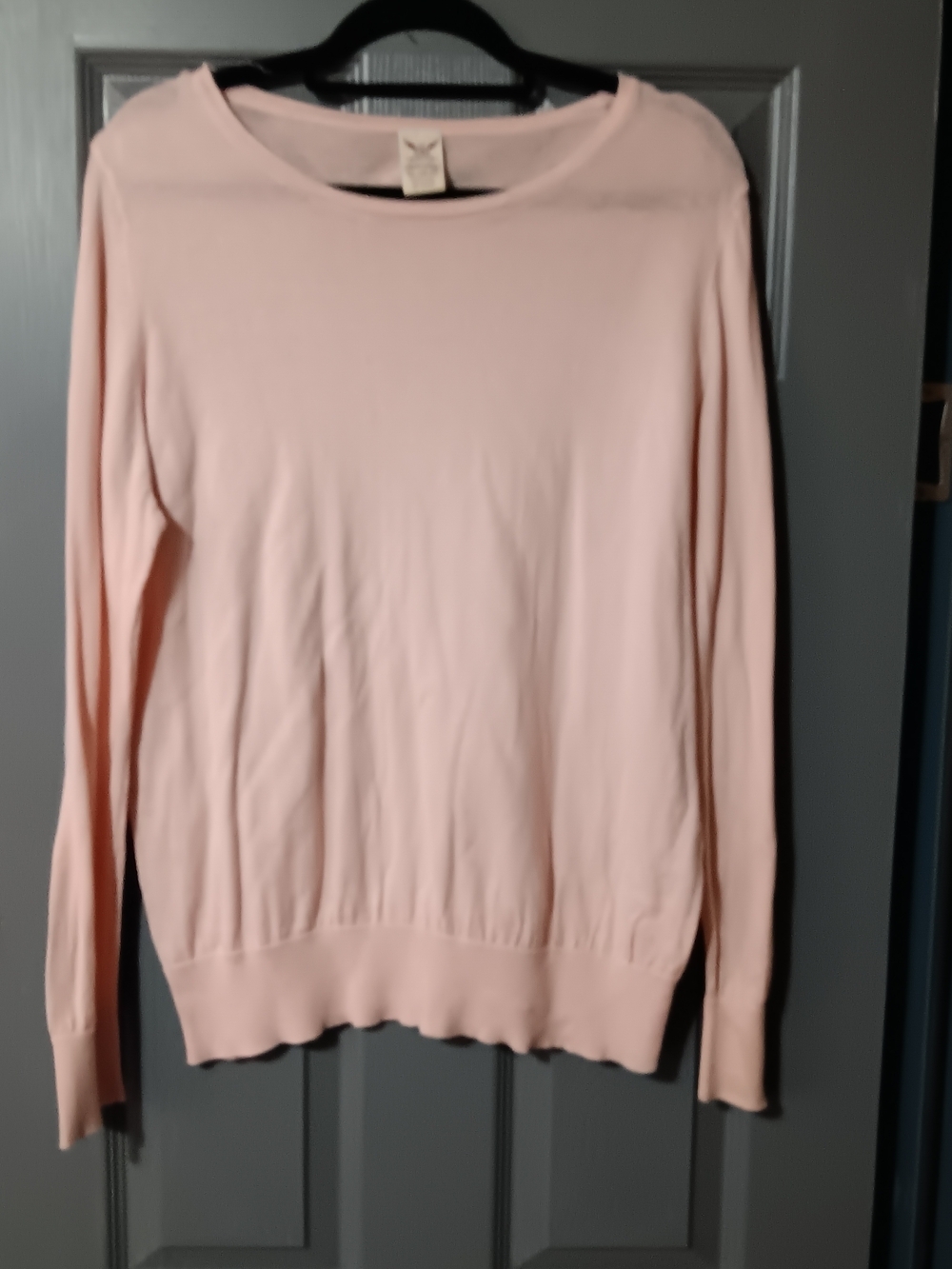 Faded Glory Pale Pink Crewneck Sweater